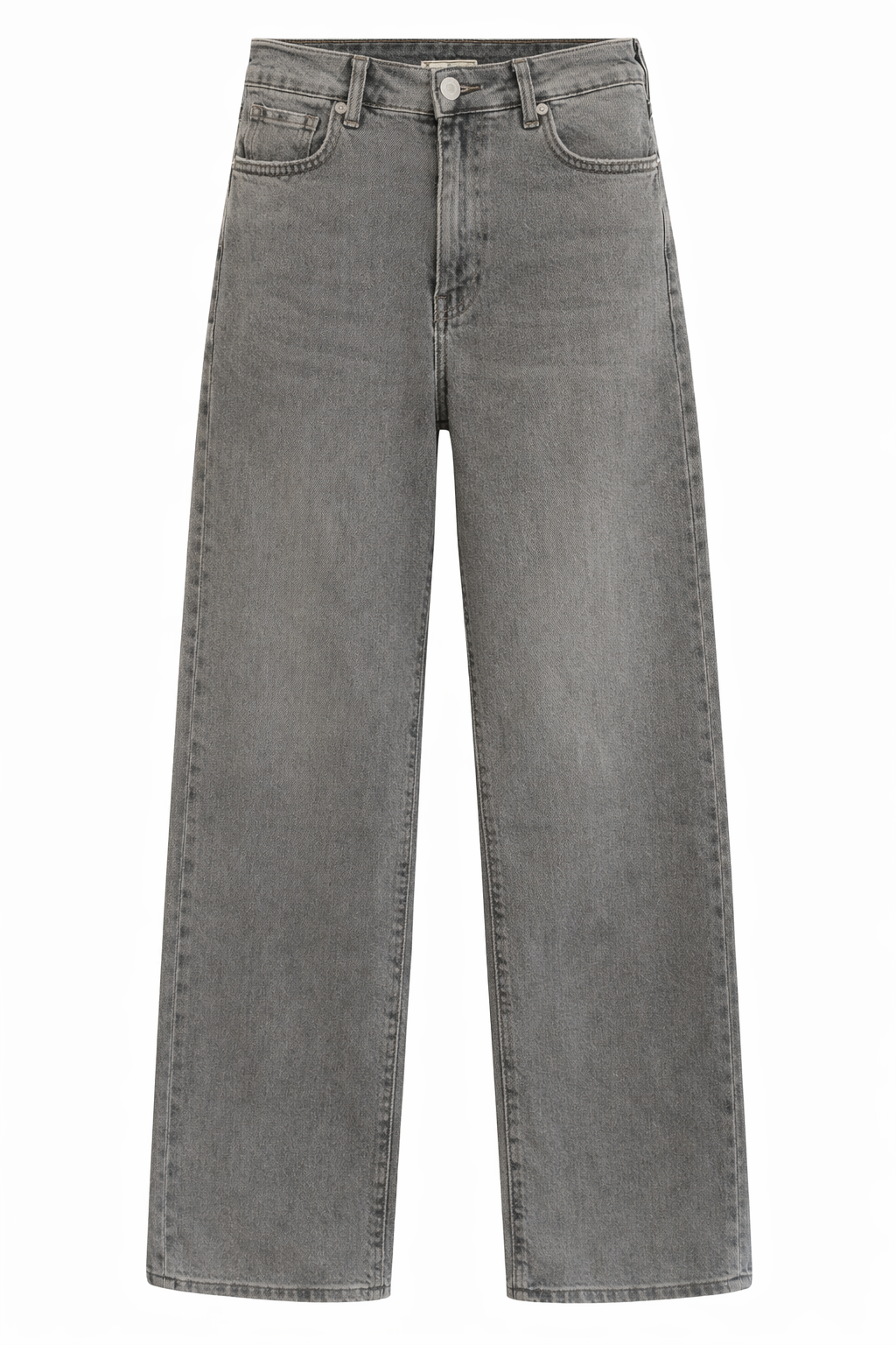 Classic Wide Leg Jeans - Grey Wash