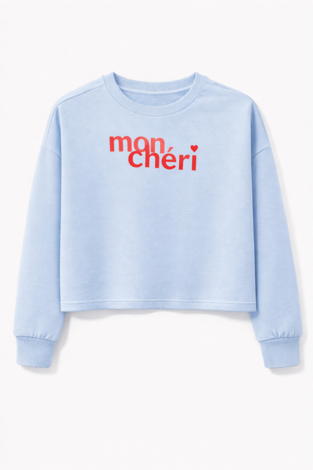 Mon Cheri Sweatshirt - Light Blue