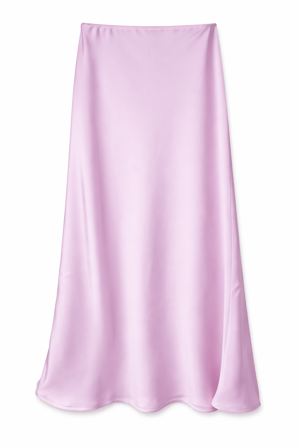 Satin Skirt - Pale Pink