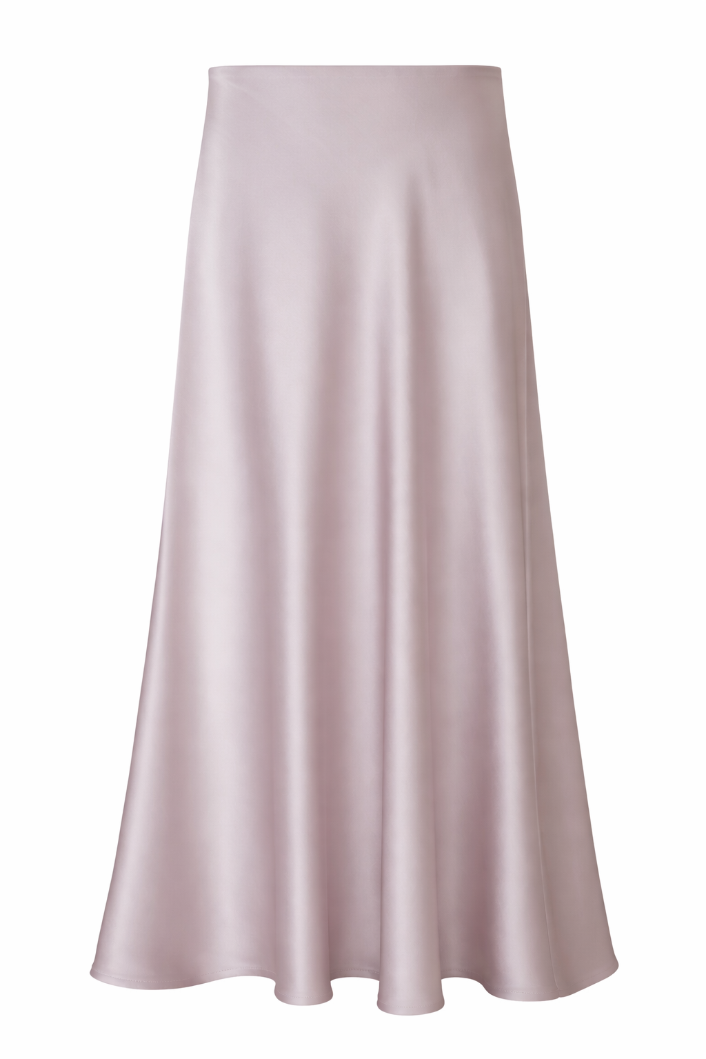 Satin Skirt - Frosted Pink