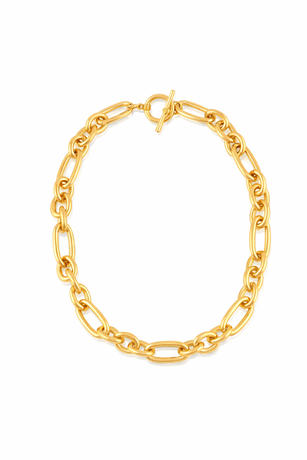 Maude Oval Links Tbar Statement Necklace