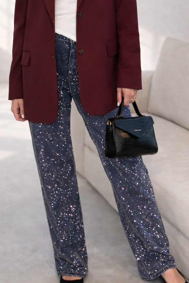 Dad Fit Sparkle Jeans