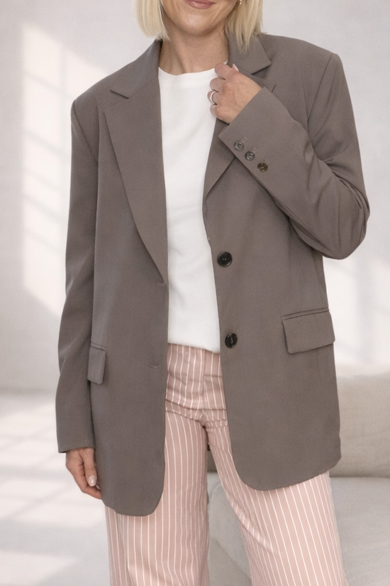 Oversized Blazer - Mocha