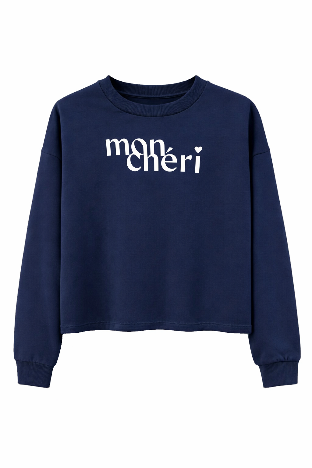 Mon Cheri Sweatshirt - Navy Blue