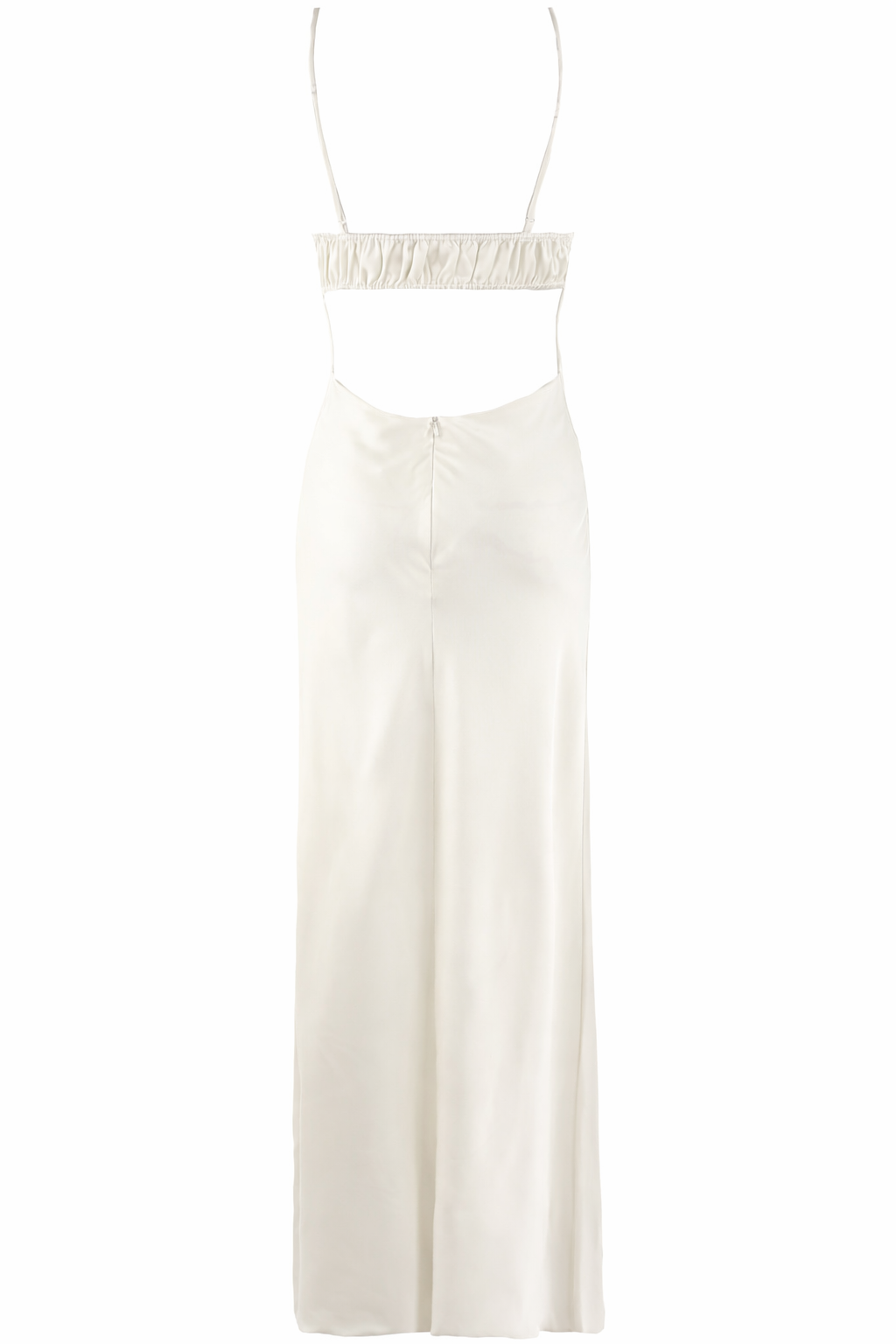 Satin Cut Out Maxi Dress