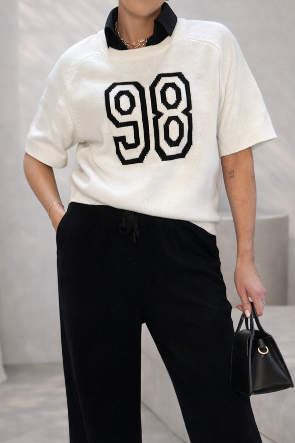 Oversized Short Sleeve Jumper