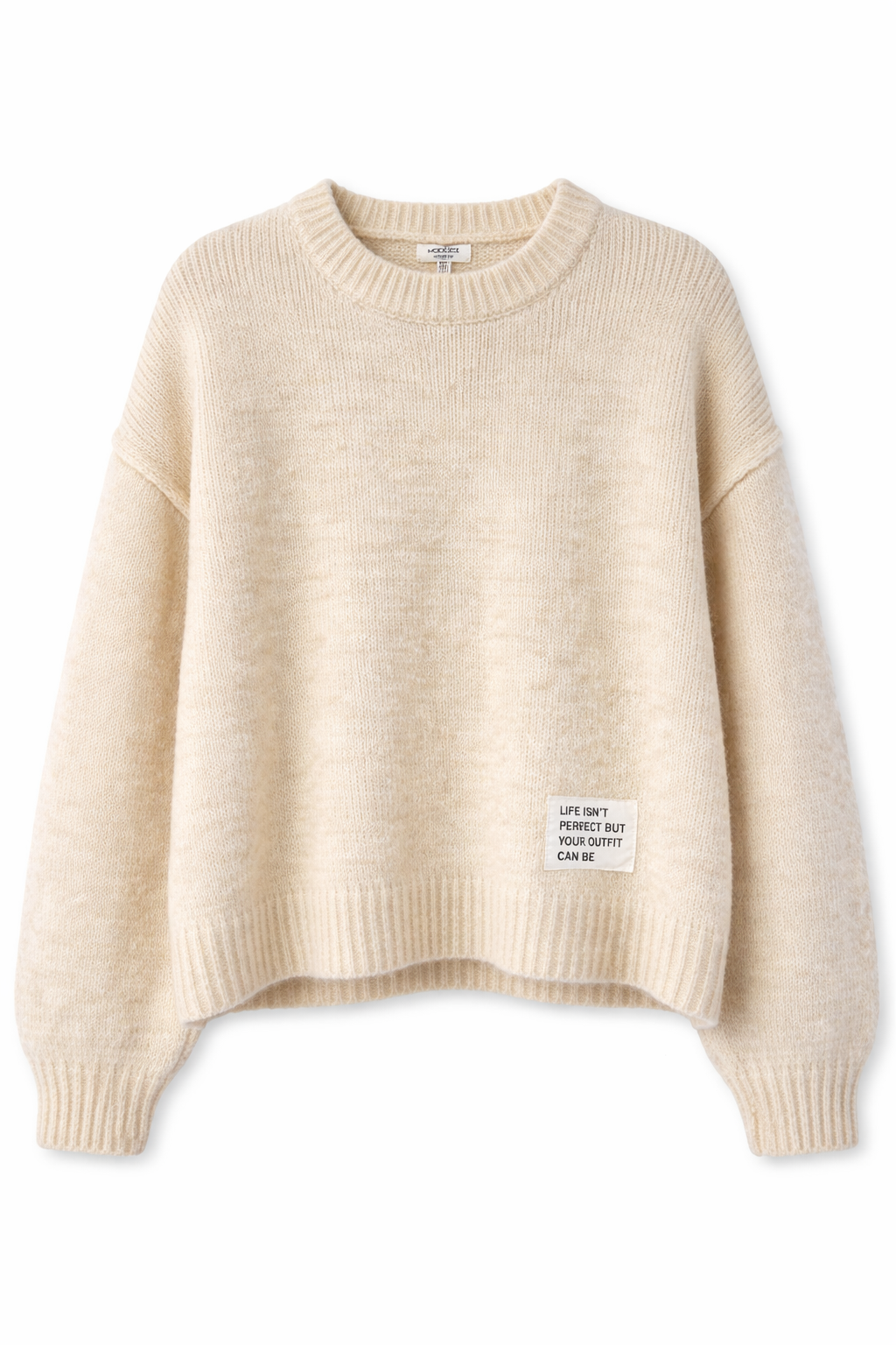 ‘Life isn’t perfect’ Jumper - Cream