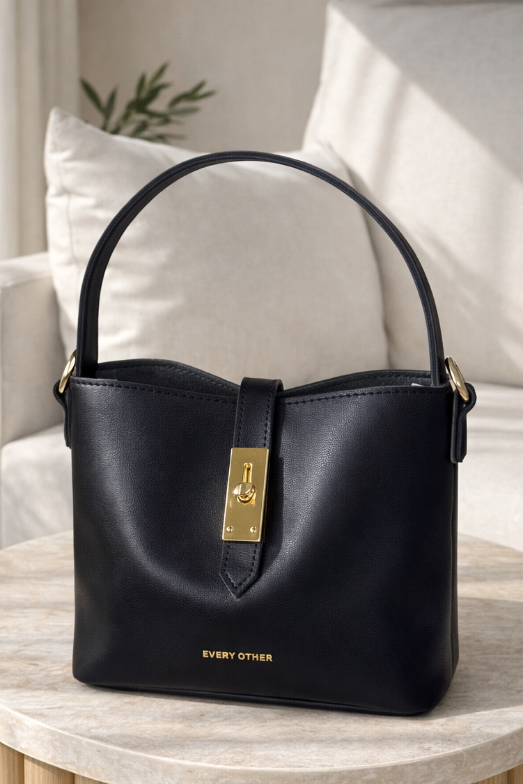 Mini Umi Crossbody Bag - Black