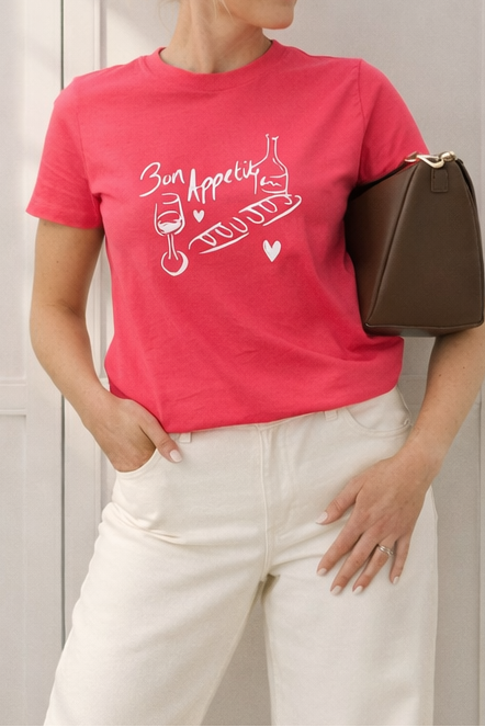 Bon Appetit T-Shirt - Red