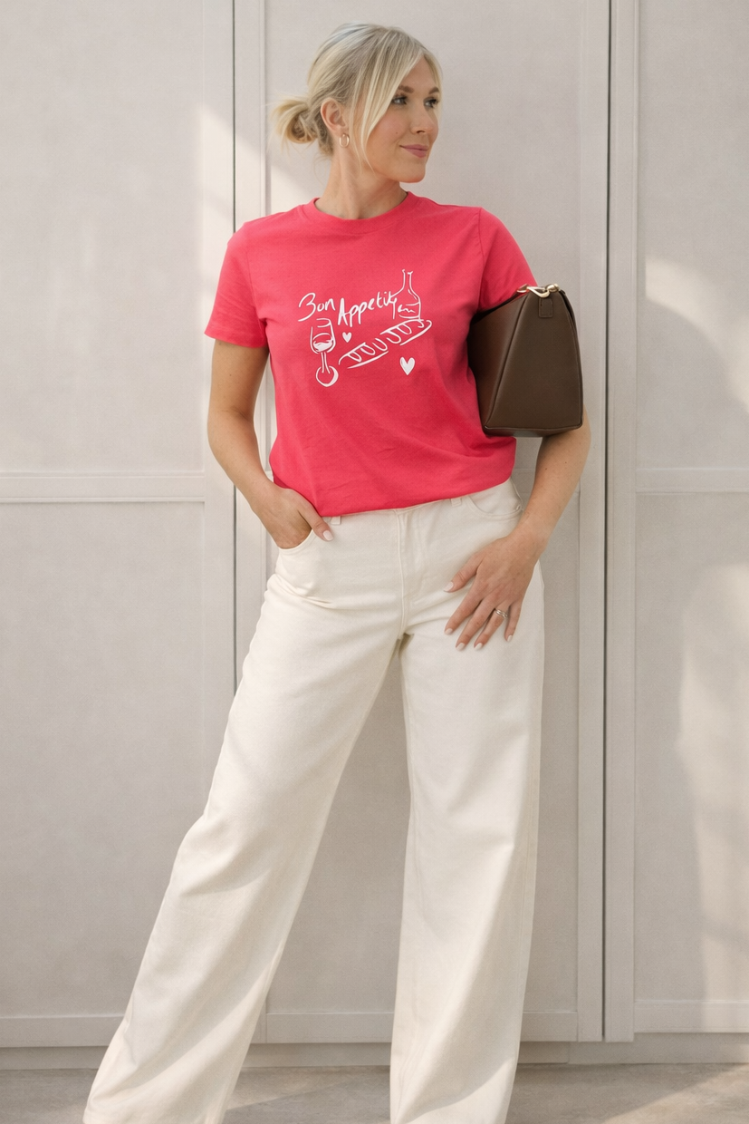 Bon Appetit T-Shirt - Red