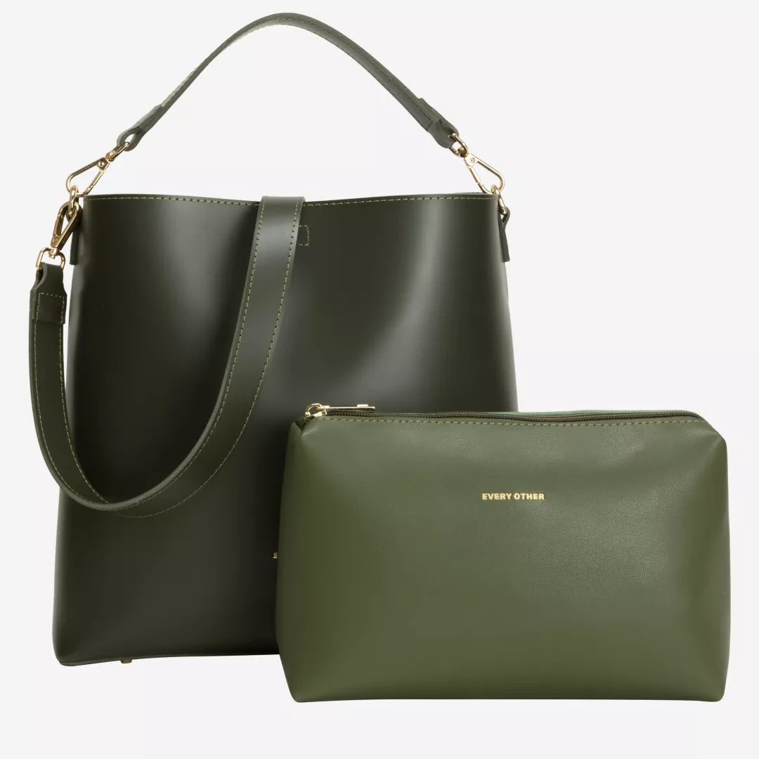 Portrait Tote Bag - Olive